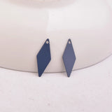 100pcs Square Rhombus Earring Pendant Findings For Woman Bijoux