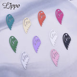 100pcs Brass Small Wing Charms Thin Wings DIY Earring Pendant