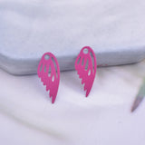 100pcs Brass Small Wing Charms Thin Wings DIY Earring Pendant
