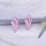 100pcs Brass Small Wing Charms Thin Wings DIY Earring Pendant