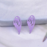 100pcs Brass Small Wing Charms Thin Wings DIY Earring Pendant