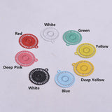 100pcs Metal Painted Eyes Charms for Jewelry Making