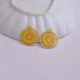 100pcs Metal Painted Eyes Charms for Jewelry Making