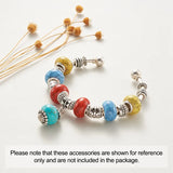 100pcs Acrylic European Beads Large Hole Bead Jewelry Making DIY