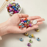 100pcs Acrylic European Beads Large Hole Bead Jewelry Making DIY