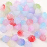 100pcs Acrylic Lotus Seed Beads DIY Necklace Pendant Material