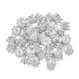 100pcs Crown Bead Spacers for DIY Jewelry Making