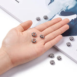 100pcs Alloy Rhinestone European Beads for Jewelry Making DIY Bracelet