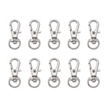 100pcs Alloy Swivel Clasps Clip Metal Buckles for Lanyard Key Rings Bag