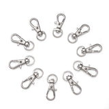 100pcs Alloy Swivel Clasps Clip Metal Buckles for Lanyard Key Rings Bag