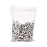 100pcs Alloy Swivel Clasps Clip Metal Buckles for Lanyard Key Rings Bag