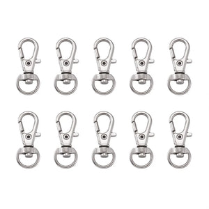 100pcs Swivel Lanyard Lobster Claw Clasps Jewelry Making Supplies