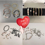 100pcs Alphabet Letter Enamel Charms 8mm Pendants Craft Accessories