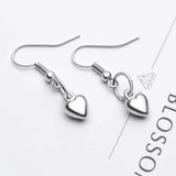 100pcs Antique Alloy Heart Charms Mini Peach Heart Shape Pendants