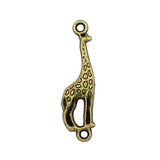 100pcs Antique Bronze Giraffe Charm Pendant Jewelry Making 30x8mm