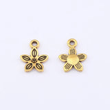 100pcs Antique Sunflower Charms Pendant DIY Jewelry Making