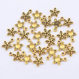 100pcs Antique Sunflower Charms Pendant DIY Jewelry Making