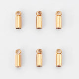 100pcs Antique End Caps Beads Stopper For 2mm Round Leather Cord