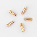 100pcs Antique End Caps Beads Stopper For 2mm Round Leather Cord