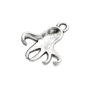 100pcs Octopus Charms Pendants Marine Life 18x16mm