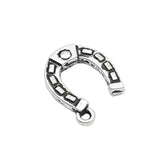 100pcs Tibetan Silver Double Sided HorseShoe Charms Pendant 15x12mm