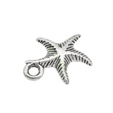 100pcs Tibetan Silver Starfish Charms Pendant 16x14mm