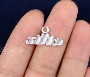 100pcs Tibetan Silver Cowgirl Charms Pendant 22x11mm