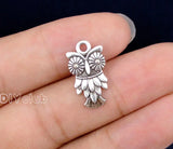 100pcs Tibetan Silver Owl Charms Pendant 20x11mm