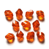 100pcs 24faces 13x10mm Crystal Glass Beads for DIY Jewelry Making