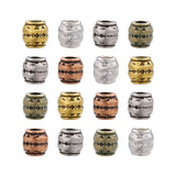 100pcs Barrel Metal European Beads Mixed for Jewelry Making DIY