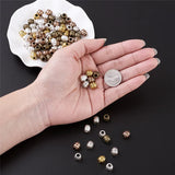 100pcs Barrel Metal European Beads Mixed for Jewelry Making DIY