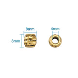 100pcs Barrel Metal European Beads Mixed for Jewelry Making DIY