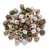 100pcs Barrel Metal European Beads Mixed for Jewelry Making DIY