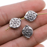 100pcs Antique Silver Beads 12x14mm Jewelry Making Accessories