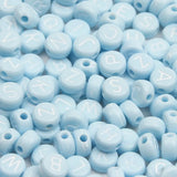 100pcs 4x7mm Candy Colored Alphabet Beads for DIY Jewelry Making