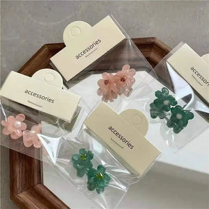 100pcs Beige Jewelry Header Cards + OPP Bag DIY Earring Display