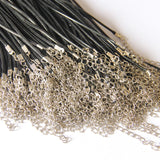 100pcs 2.0mm Leather Cord Jewelry Findings Supplies Necklace Cords DIY Craft