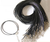 100pcs 2.0mm Leather Cord Jewelry Findings Supplies Necklace Cords DIY Craft