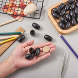 100pcs 28~30mm Barrel Natural Wood Beads for Jewelry Making