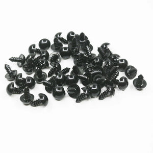 100pcs Plastic Safety Eyes Toy DIY Kit 5mm 8mm 18mm Toy Eyes Doll Accessories