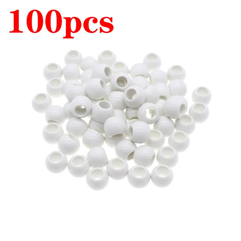 100pcs Dreadlocks Hair Ring Braid Beads Cuffs African Style