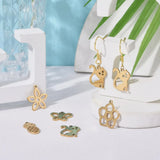 100pcs/Box 304 Stainless Steel Pendants Mix Charms for DIY Jewelry Making