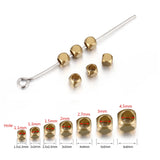 100pcs Brass Cube Square Spacer Beads for DIY Jewelry Making