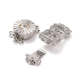 100pcs CZ Box Clasps Random Shapes Necklace Bracelet Jewelry Making
