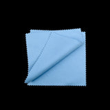 100pcs Buckskin Silver Jewelry Cleaning Polishing Cloth Sterling Cleaner 8x8cm
