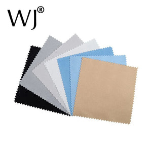 100pcs Buckskin Silver Jewelry Cleaning Polishing Cloth Sterling Cleaner 8x8cm