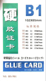 100pcs Transparent Business Name Tag Holder 102x65