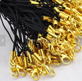 100pcs Cell Phone Strap Lariat Lanyard Lobster Clasp Charm