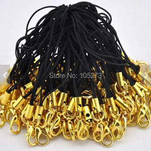 100pcs Cell Phone Strap Lariat Lanyard Lobster Clasp Charm
