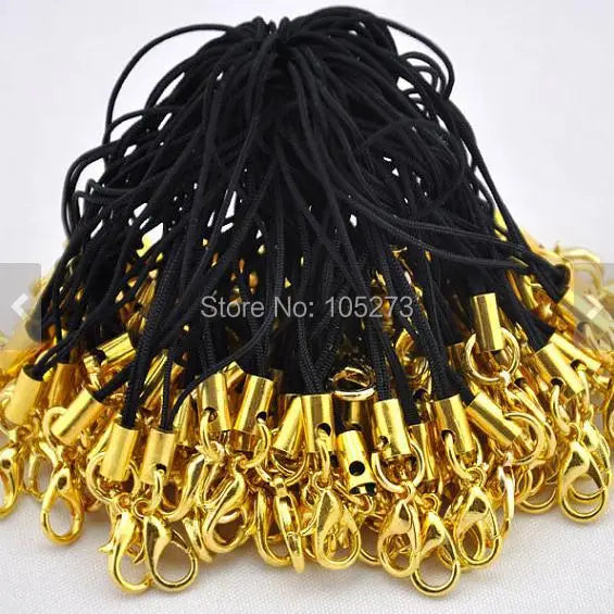 100pcs Cell Phone Strap Lariat Lanyard Lobster Clasp Charm